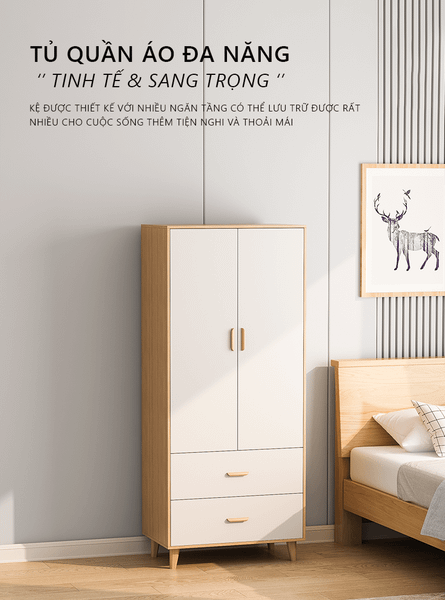tủ quần áo thông minh có ngăn kéo