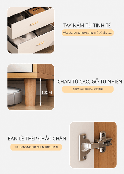 tủ quần áo thông minh có ngăn kéo