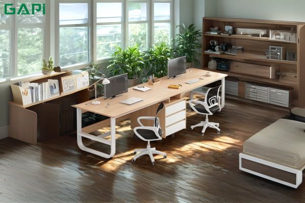 bàn làm việc đôi
