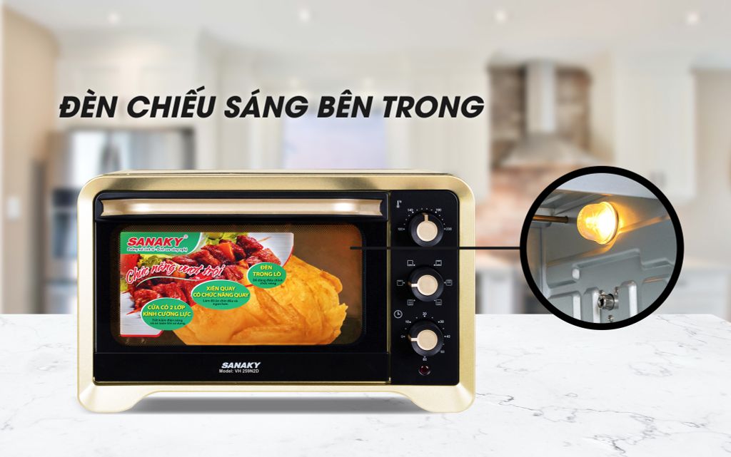 đèn lò nướng 35 l