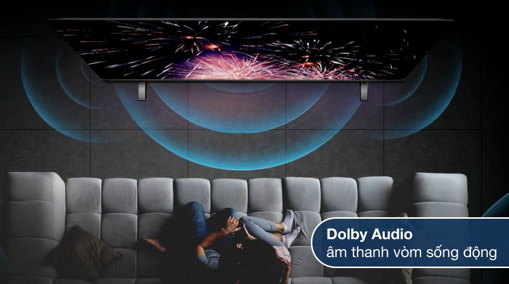 Công nghệ Dolby Audio làm cho âm thanh trở nên phong phú Tivi Toshiba 32 inch 32V35KP