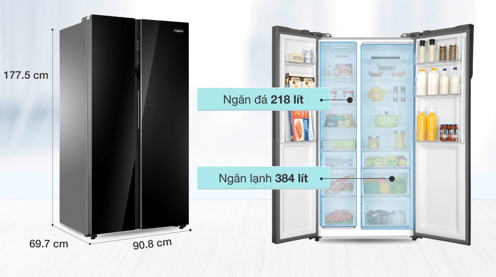 tủ lạnh aqua 602l