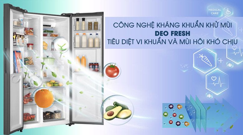 kháng khuẩn tủ lạnh aqua 602l