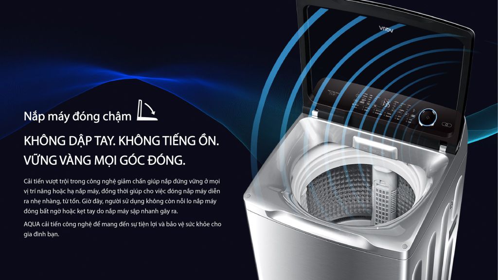 thiết kế máy giặt aqua 13 kg