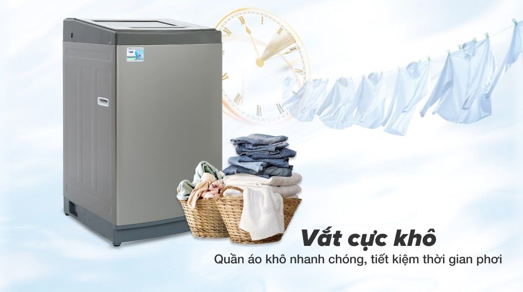 vắt cực khô máy giặt aqua 8kg
