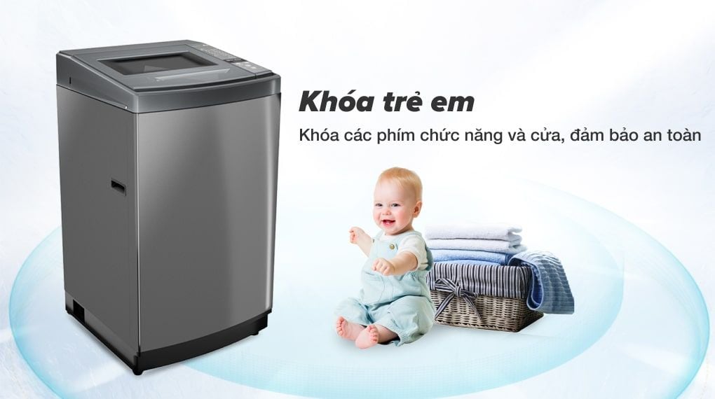 khóa trẻ em máy giặt aqua 8kg