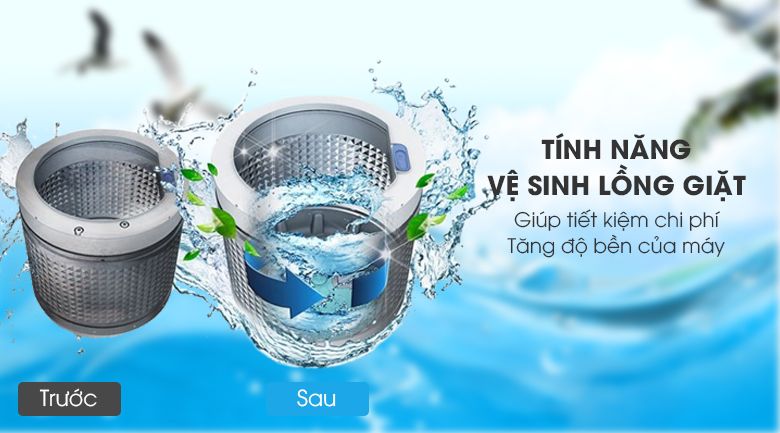 vệ sinh máy giặt cửa đứng aqua 9kg