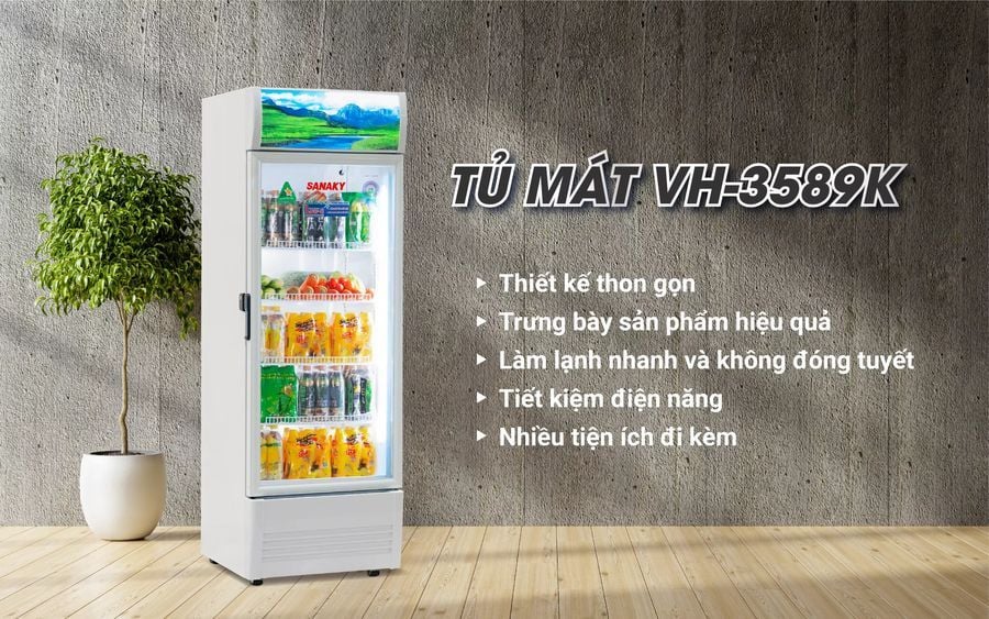 tủ mát sanaky 400l