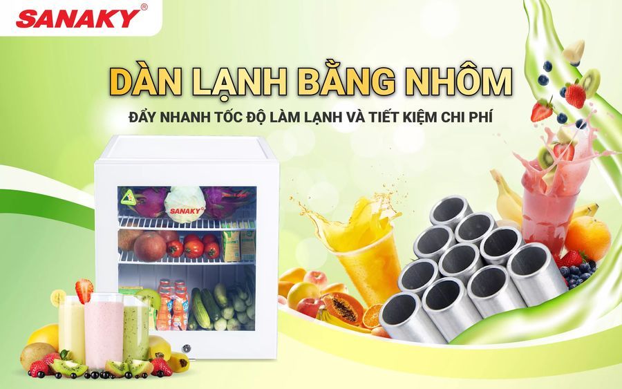 dàn lạnh tủ mát mini 50l