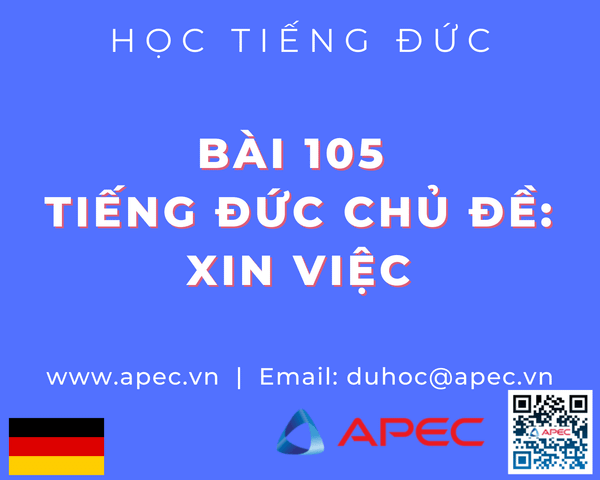 Tiếng Đức Chủ Đề: Xin việc