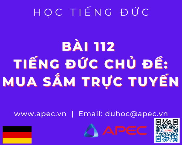 Tiếng Đức Chủ Đề: Mua sắm trực tuyến