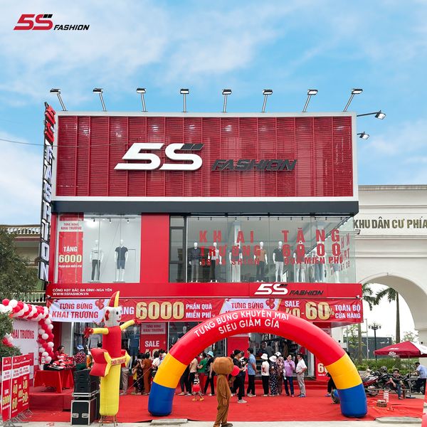 THƯƠNG HIỆU THỜI TRANG NAM 5S FASHION CHÍNH THỨC CHẠM MỐC 80 CỬA HÀNG TRÊN TOÀN QUỐC