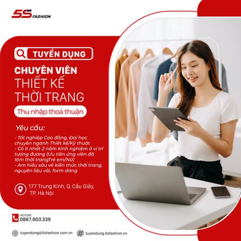 CHUYÊN VIÊN THIẾT KẾ THỜI TRANG (DÒNG THỂ THAO)