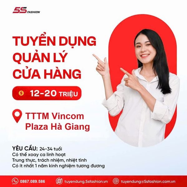 QUẢN LÝ CỬA HÀNG VINCOM HÀ GIANG