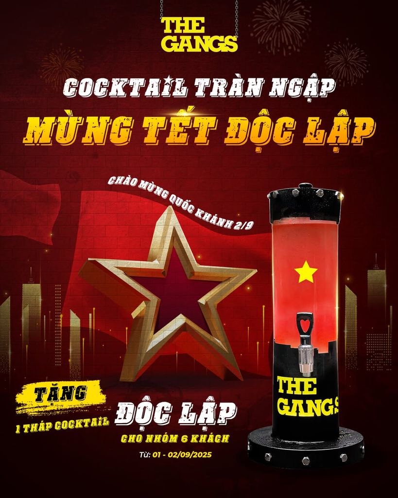 COCKTAIL TRÀN NGẬP – MỪNG TẾT ĐỘC LẬP