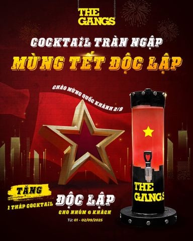 COCKTAIL TRÀN NGẬP – MỪNG TẾT ĐỘC LẬP