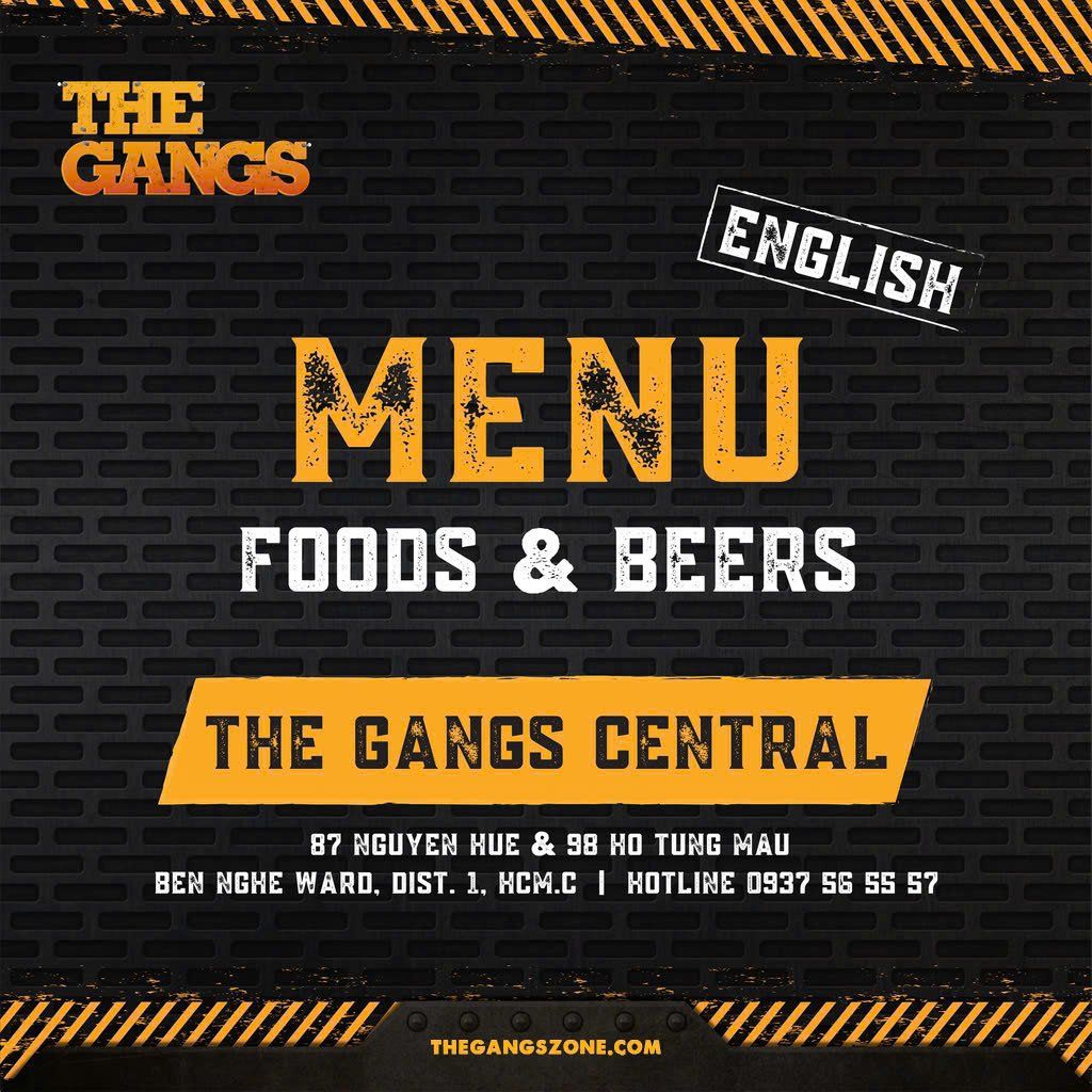 Menu - The Gangs Central (English)