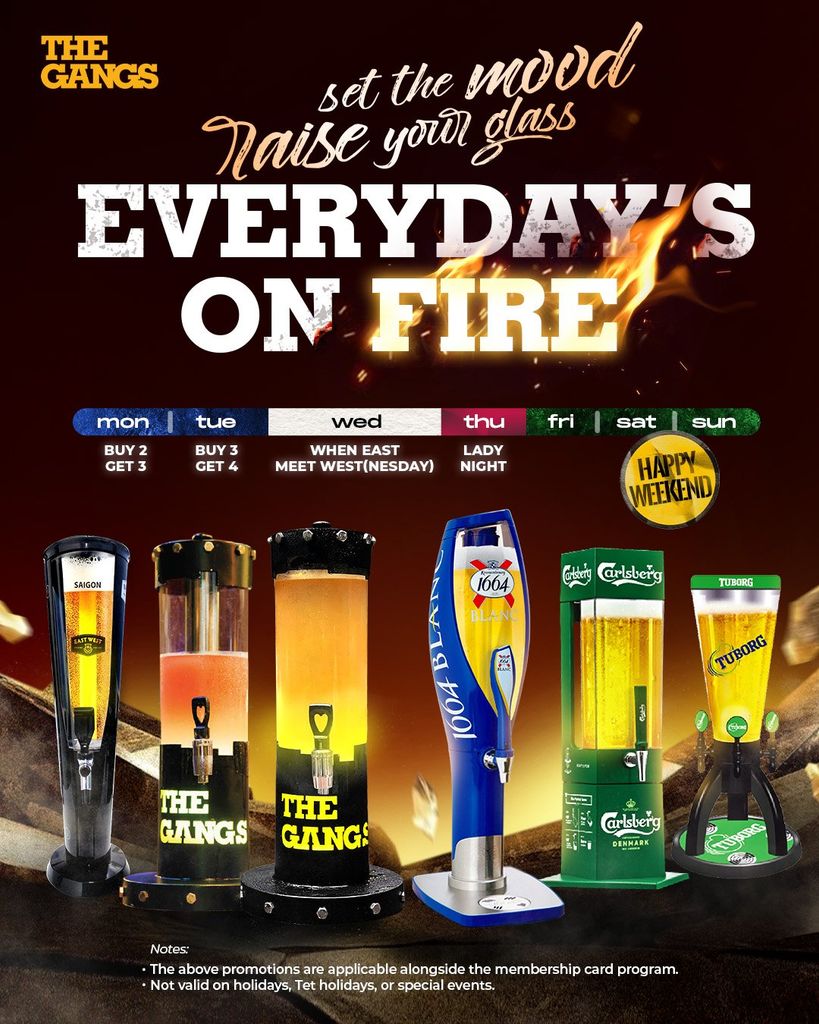 Set the mood, raise your glass - Everyday's on fire 🔥