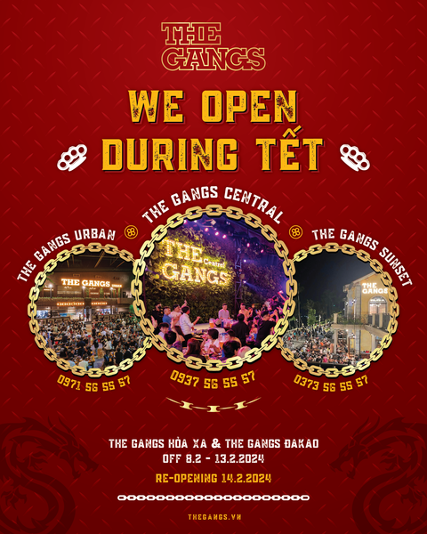We Open During Tết