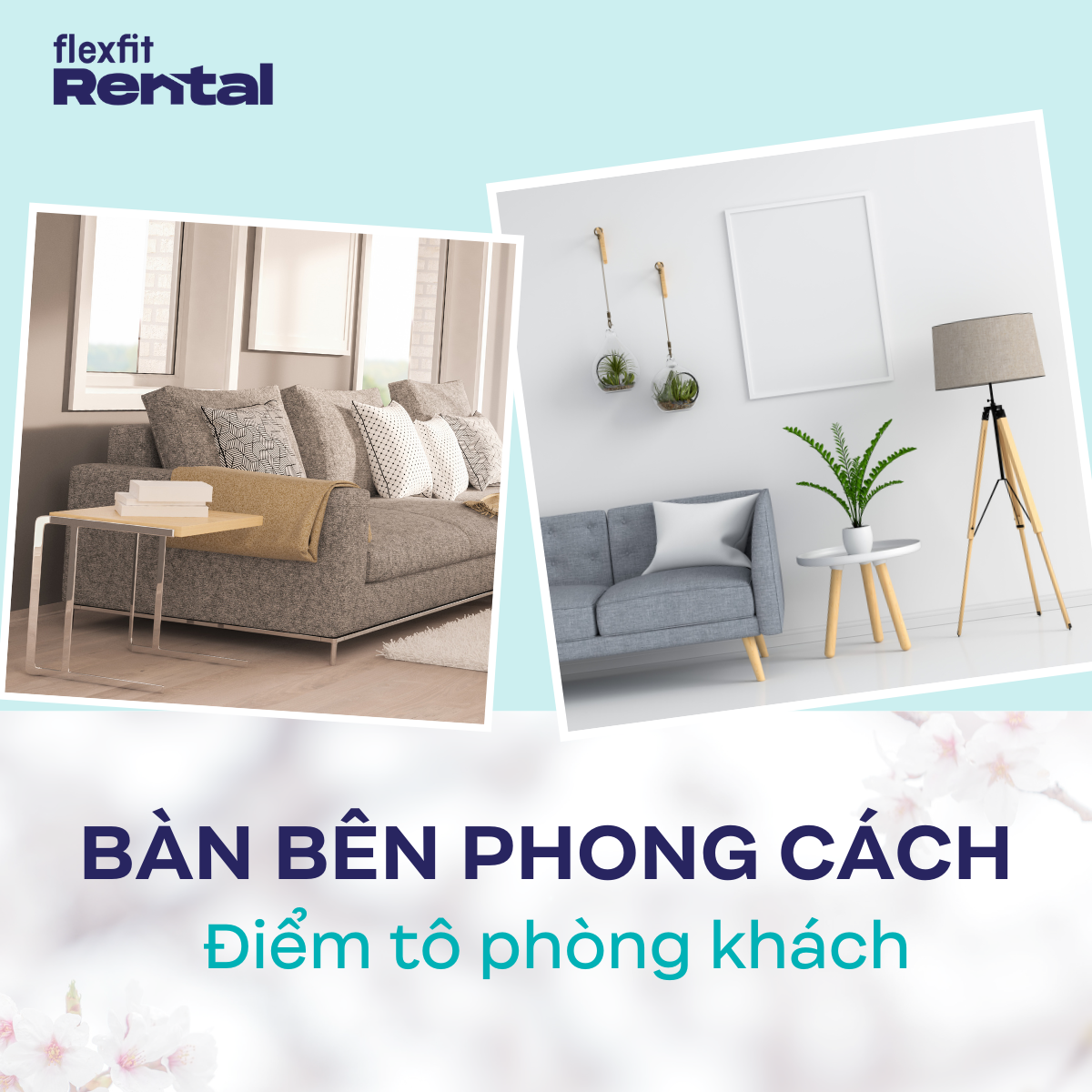 Những mẫu bàn bên phong cách dành cho phòng khách của bạn