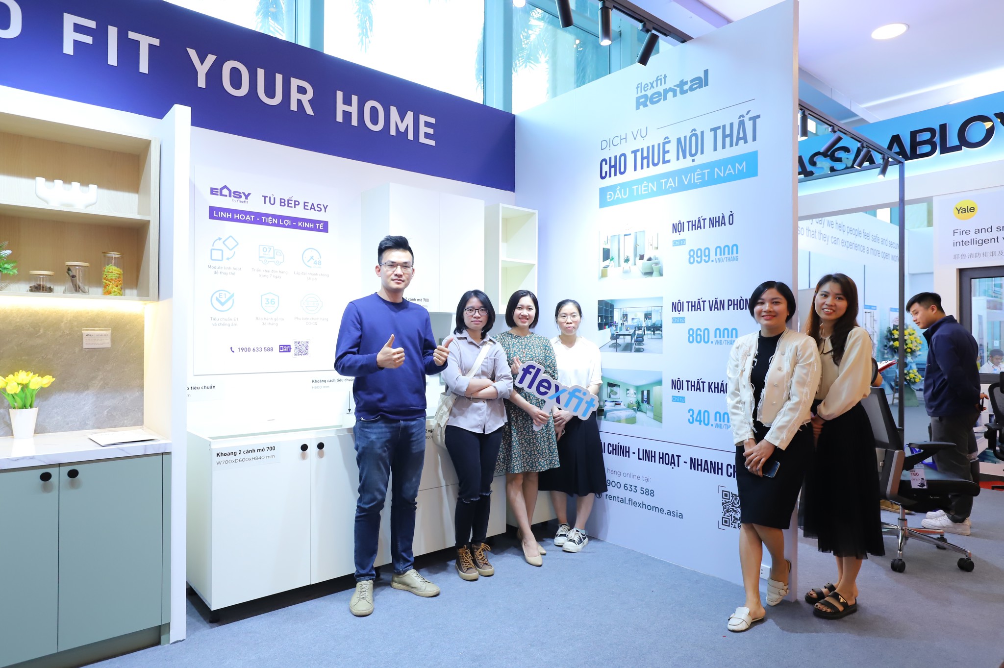 Flexfit Rental thu hút sự chú ý tại Vietbuild Hà Nội 2023