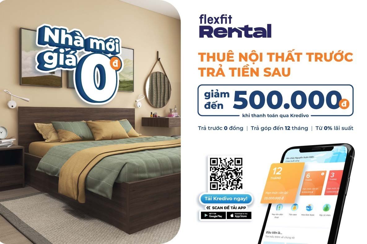 THUÊ NỘI THẤT TRẢ TRƯỚC 0 ĐỒNG - GIẢM THÊM ĐẾN 500,000VNĐ
