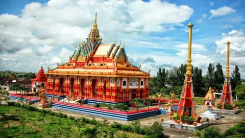 CHÙA GHOSITARAM BẠC LIÊU – KIẾN TRÚC KHMER ĐỘC ĐÁO
