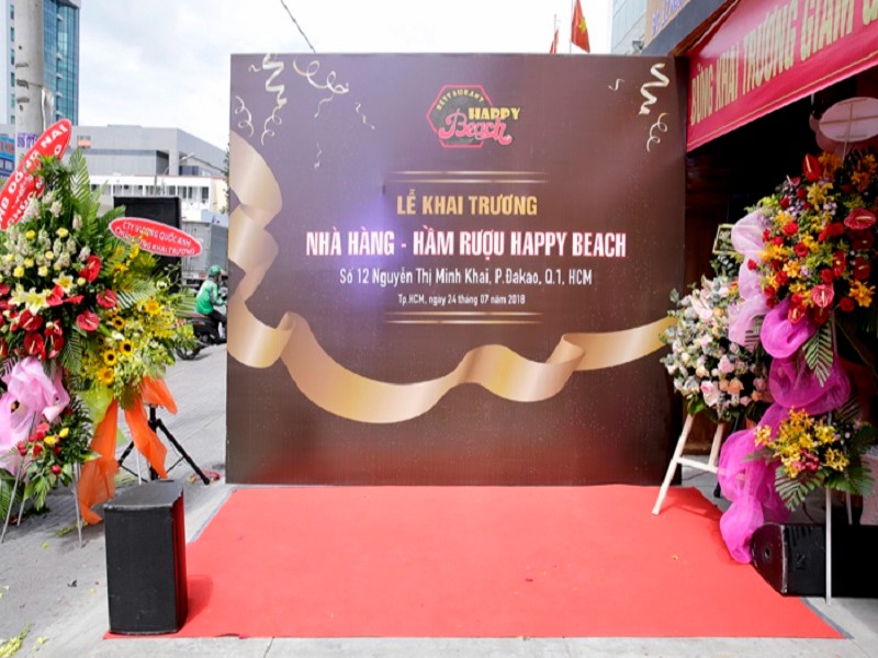 quy trình tổ chức lễ khai trương