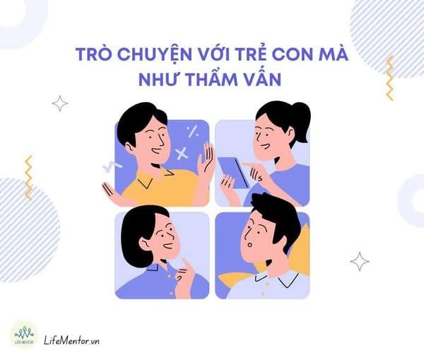 TRÒ CHUYỆN VỚI TRẺ CON MÀ NHƯ THẨM VẤN