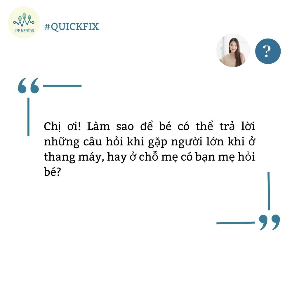 Hướng dẫn trẻ ứng xử khi gặp người lớn