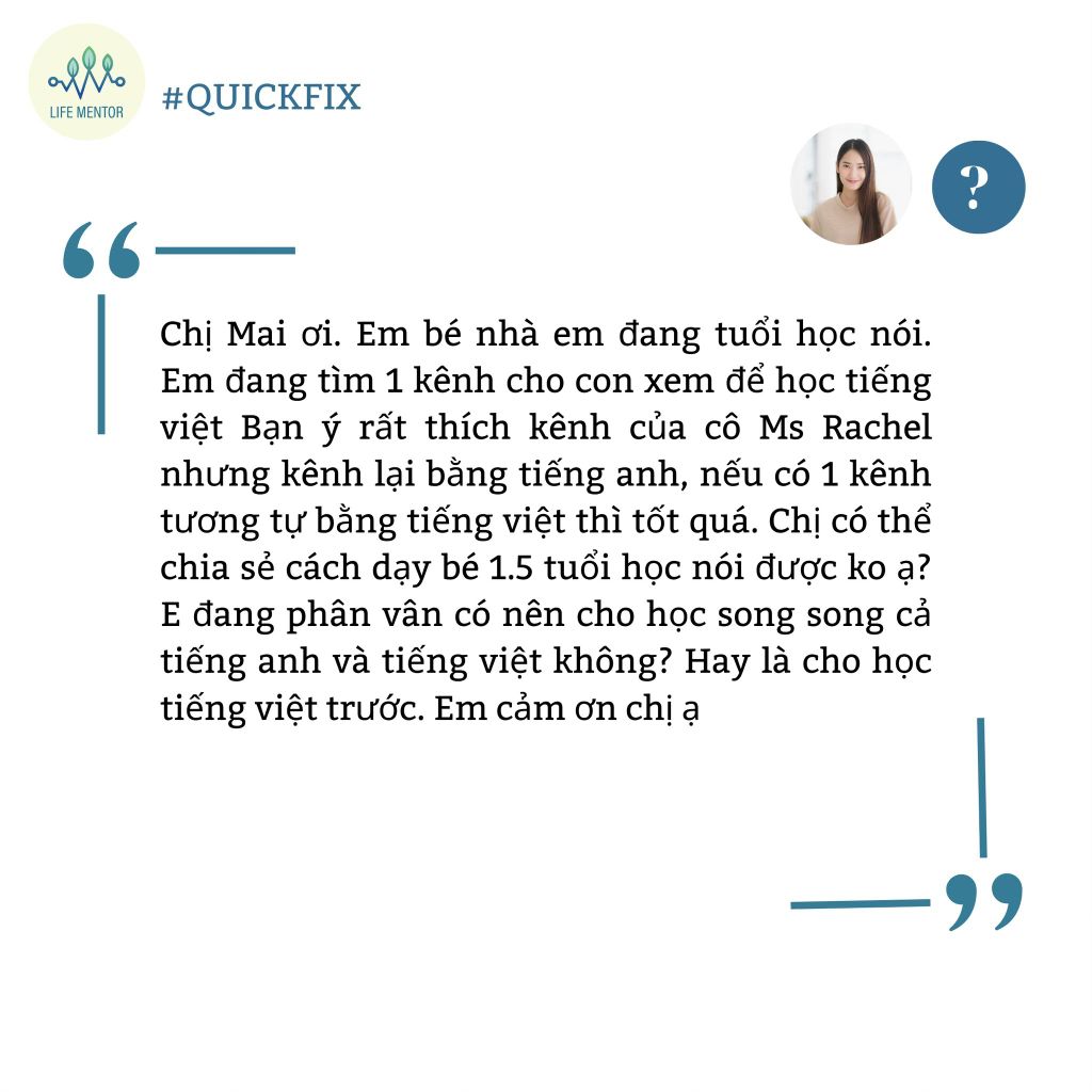 Dạy con học tiếng Việt hay tiếng Anh trước?