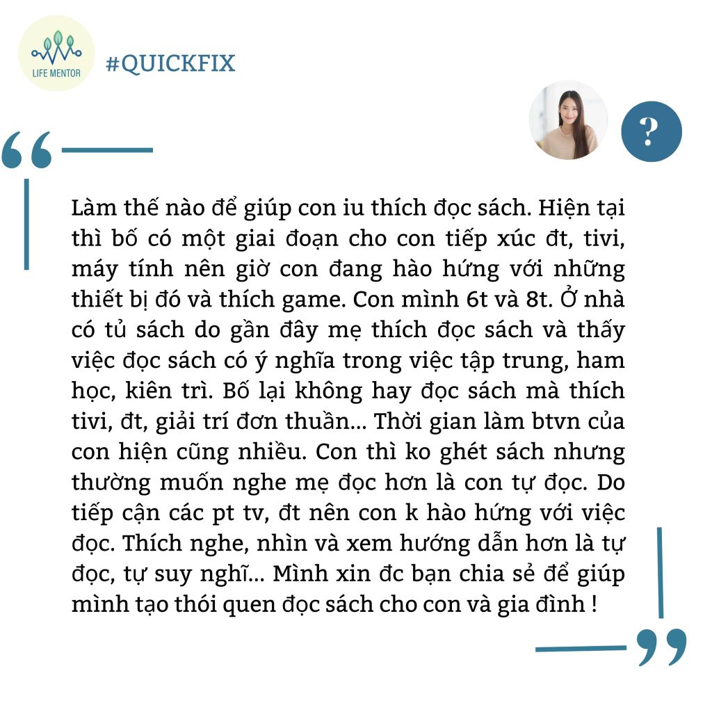 Làm thế nào để giúp con thích đọc sách?