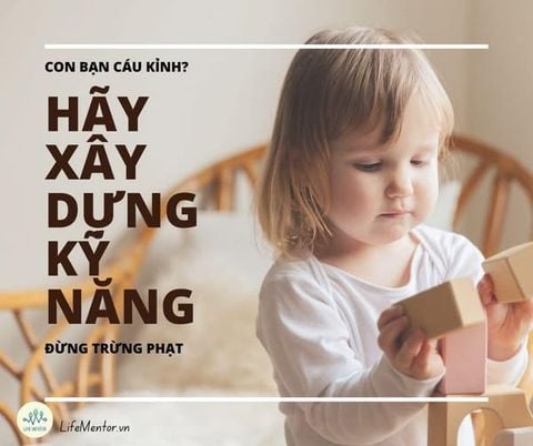 CON BẠN CÁU KỈNH? HÃY XÂY DỰNG KỸ NĂNG, ĐỪNG TRỪNG PHẠT