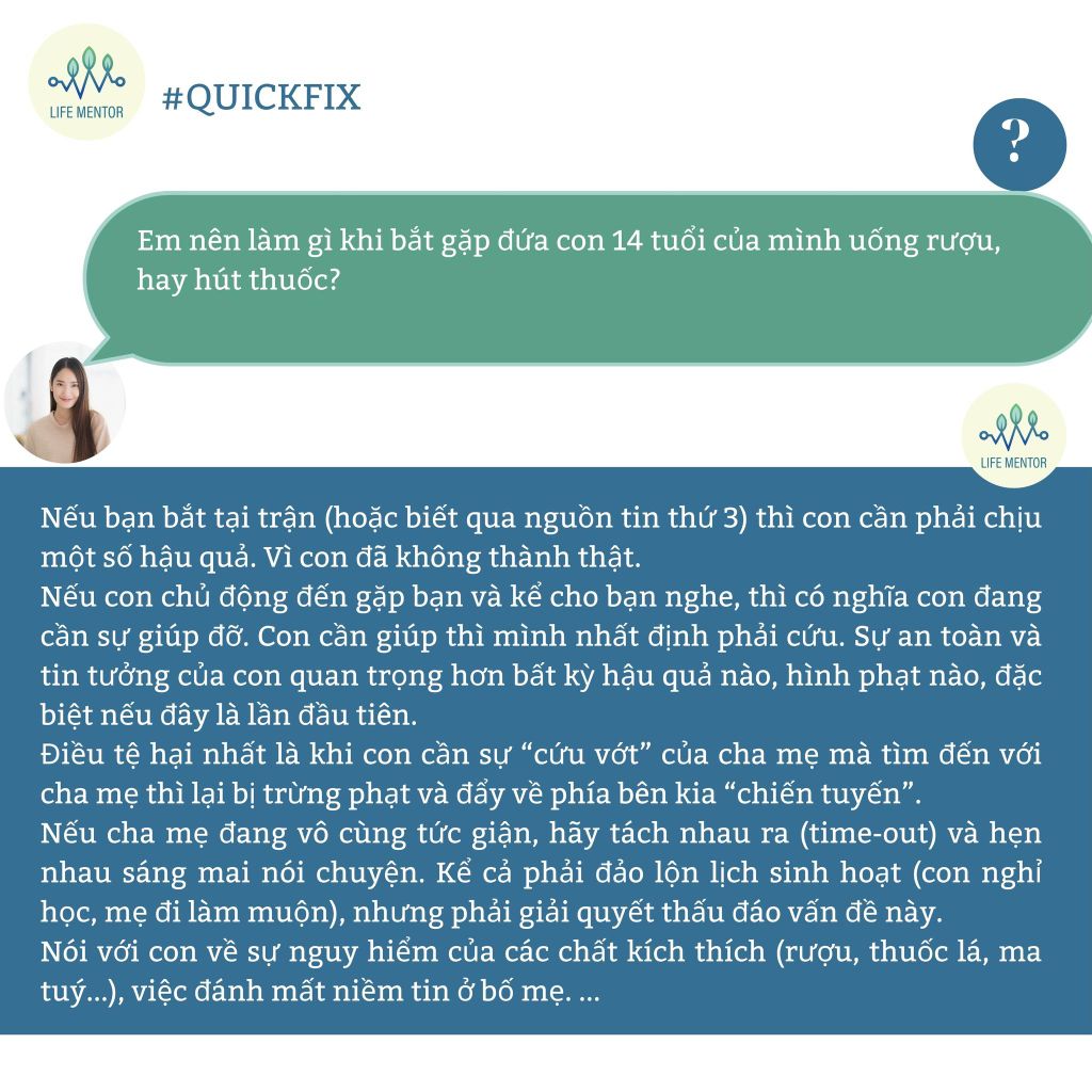 Tuổi 14: Khi con tìm đến khói thuốc và men rượu
