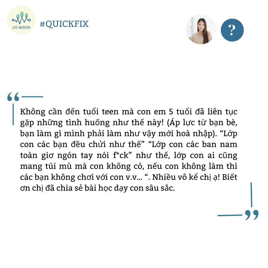 Áp lực bạn bè tuổi lên 5
