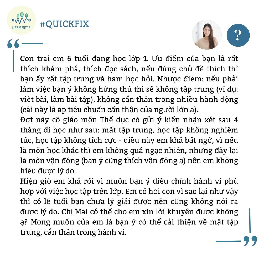 Hiểu đúng về sự tập trung