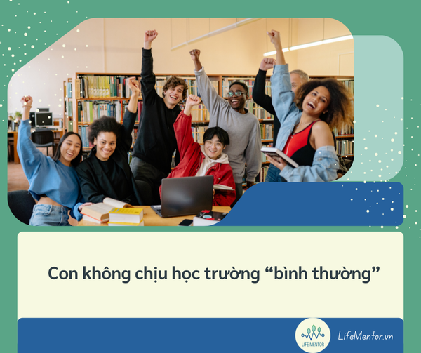 Con không chịu học trường 