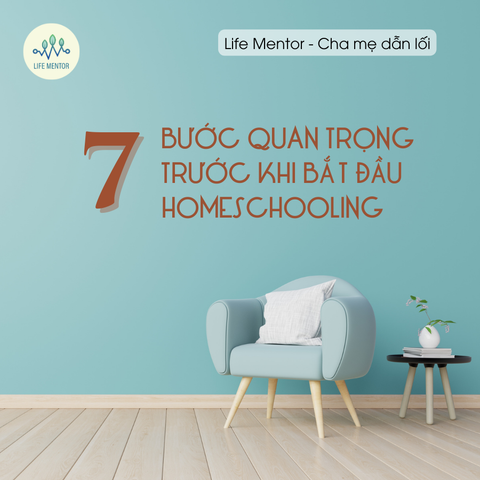 7 bước quan trọng trước khi bắt đầu homeschooling