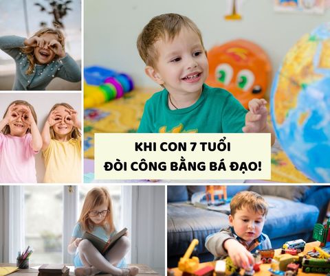 CON 7 TUỔI ĐÒI CÔNG BẰNG BÁ ĐẠO!
