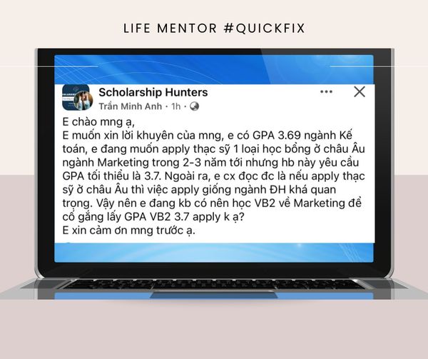 Học thạc sĩ tại Châu Âu nhưng chưa đủ điều kiện