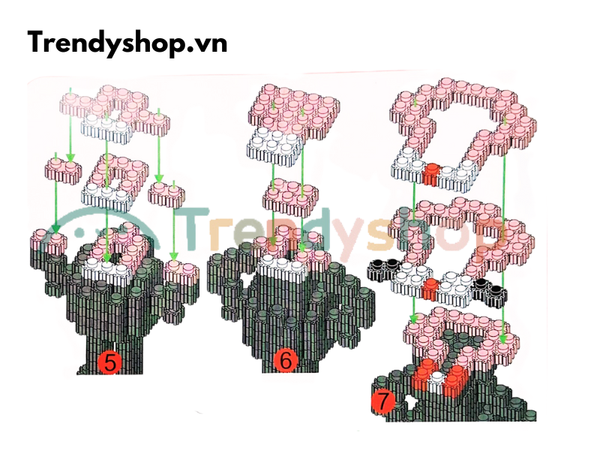 Giấy Hướng Dẫn Lắp Lego Pink Panther Báo Hồng