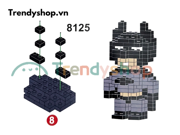 Giấy Hướng Dẫn Lắp Lego Batman - Lego Người Dơi DC