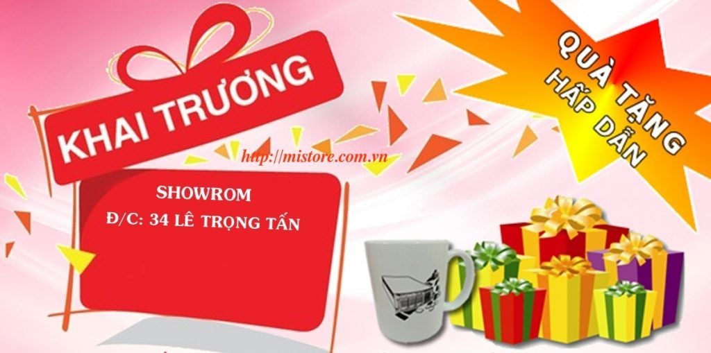 MI VIỆT NAM TƯNG BỪNG KHAI TRƯƠNG SHOWROOM 34 LÊ TRỌNG TẤN