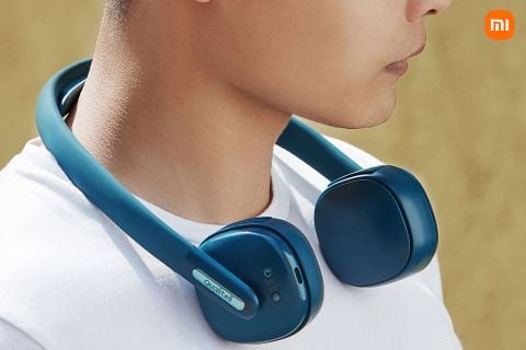 Xiaomi gây quỹ quạt đeo cổ Qualitell ngoại hình như tai nghe: 3 tốc độ gió, dùng 5 giờ giá chỉ khoảng 350.000 đồng