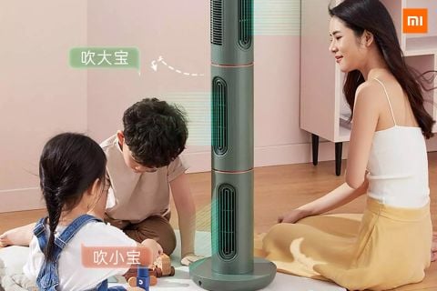 Xiaomi ra mắt quạt tháp Edon Air Cube: Kết cấu 3 tầng có thể tháo lắp, tùy chỉnh hướng gió, lưu trữ linh hoạt