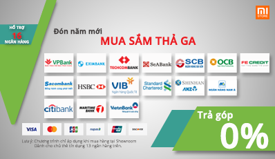 Chương trình mua hàng XIAOMI trả góp 0 đồng