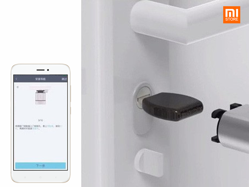 Ổ khoá cửa thông minh Xiaomi mở bằng điện thoại: Dự án gây quỹ Mijia