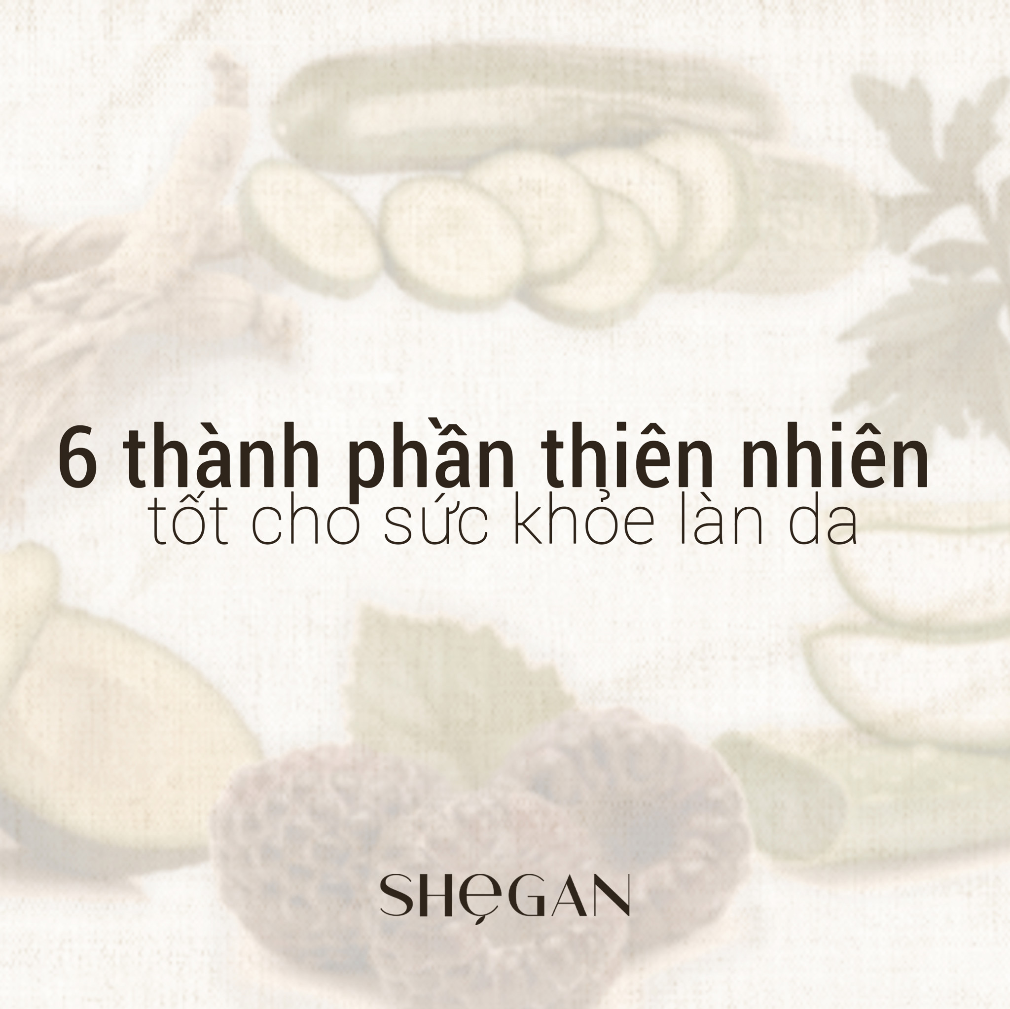 6 THÀNH PHẦN TỪ THIÊN NHIÊN GIÚP CẢI THIỆN SỨC KHỎE LÀN DA