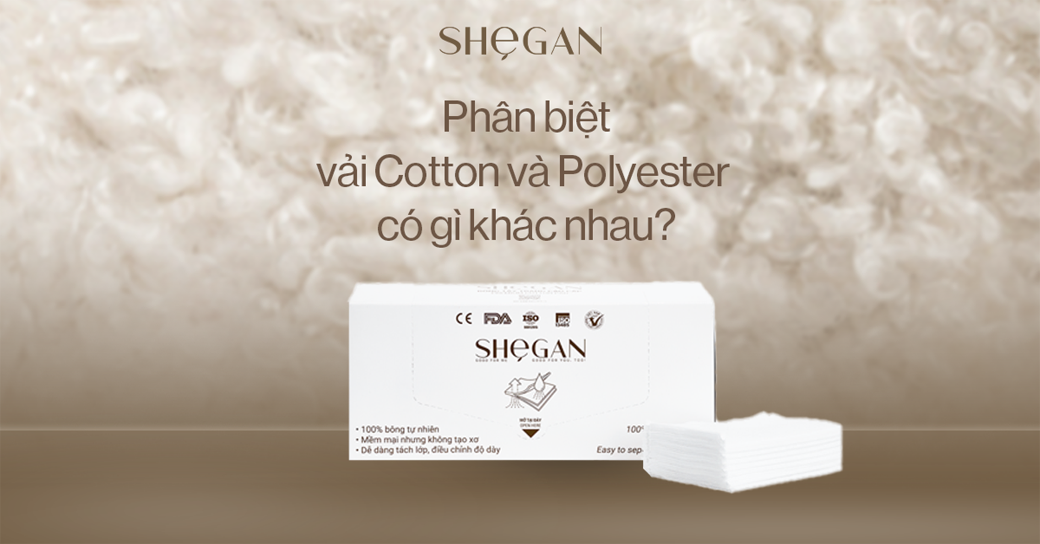 Phân biệt vải Cotton và Polyester có gì khác nhau?