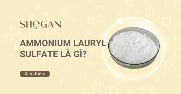 Ammonium lauryl sulfate là gì? Những điều thú vị cần biết